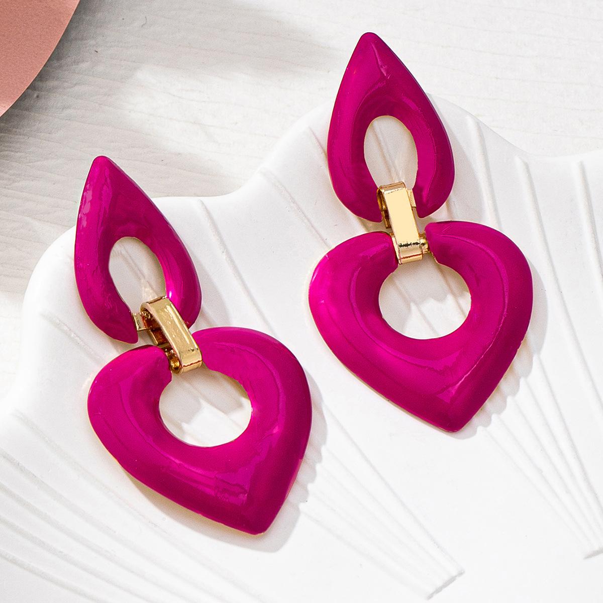 Retro fashion geometric earrings in rose red dragon fruit color exaggerated personality earrings trendy and sexy earrings 5*2.7 cm яскраво-рожевий колір
Retro fashion geometric earrings in rose red dragon fruit color exaggerated personality earrings trendy and sexy earrings 5*2.7 cm яскраво-рожевий колір