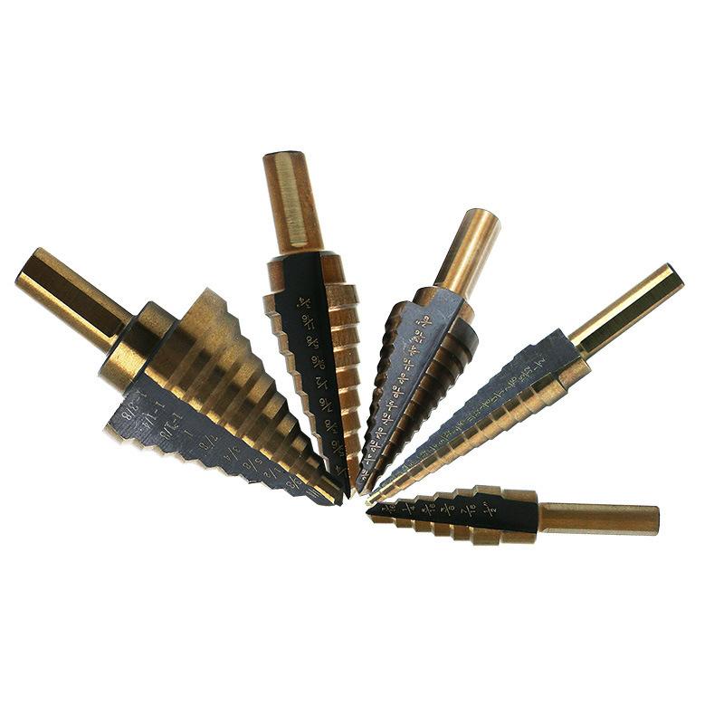 5PCS Black and Yellow Pagoda Drill Triangular Handle Straight Slot Hole Reamer Step Drill Step Drill 5pcs
5PCS Black and Yellow Pagoda Drill Triangular Handle Straight Slot Hole Reamer Step Drill Step Drill 5pcs