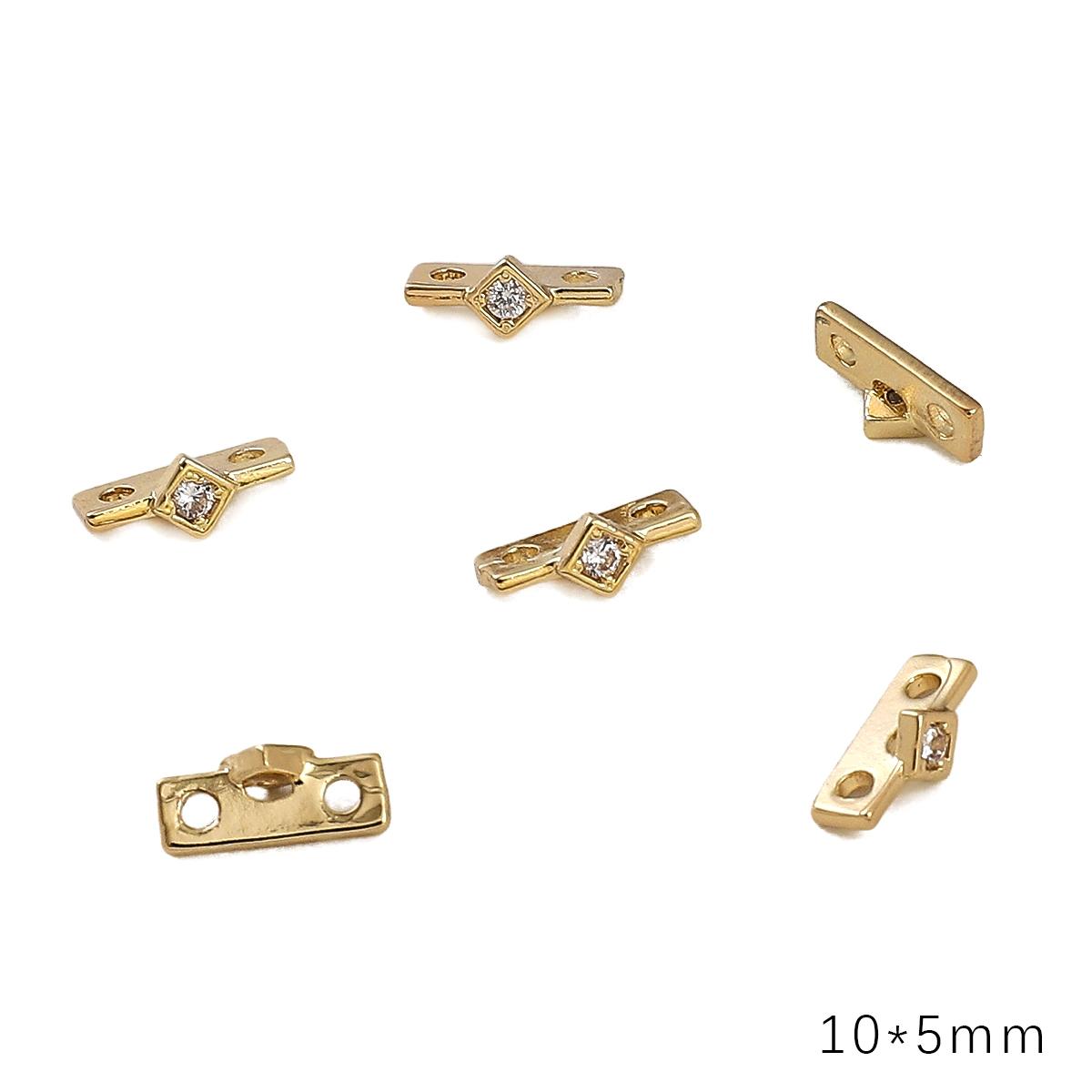 Медные бусины-разделители с двойным отверстием, подвески для изготовления ювелирных изделий своими руками, аксессуары для рукоделия 10x5mm золотой
Медные бусины-разделители с двойным отверстием, подвески для изготовления ювелирных изделий своими руками, аксессуары для рукоделия 10x5mm золотой