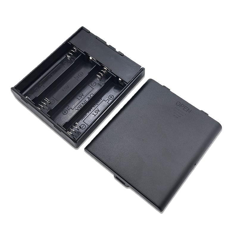 1Pcs 4 Slots Aa Battery Holder No.5 Battery Case With Power Switch And Usb Female Socket Indicator Light Aa Battery Box One Size
1Pcs 4 Slots Aa Battery Holder No.5 Battery Case With Power Switch And Usb Female Socket Indicator Light Aa Battery Box One Size