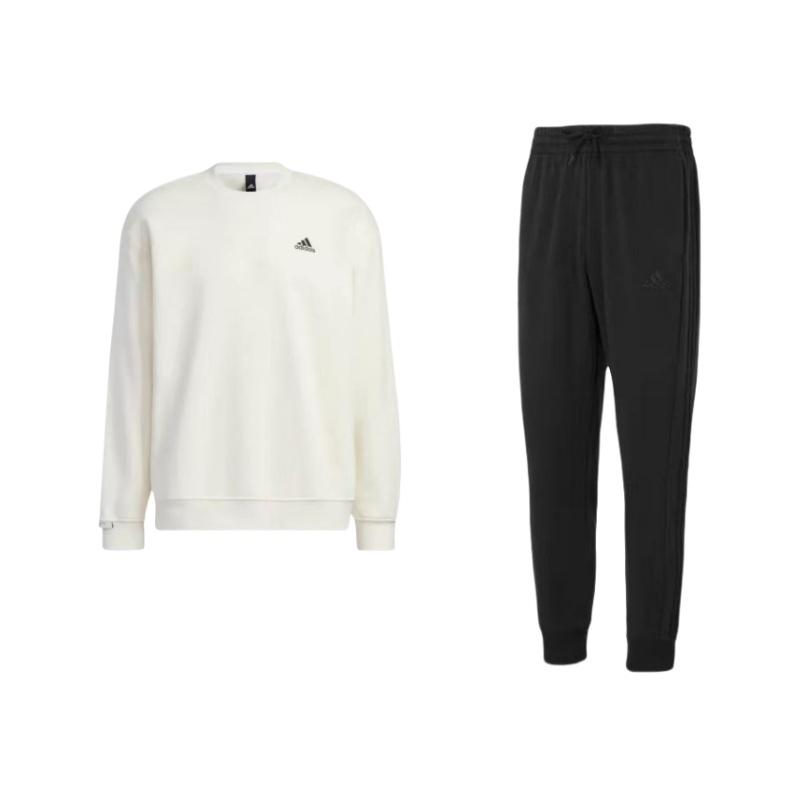 Adidas Solid Color Logo Print Round Neck Fleece Pullover Long Sleeve Top And Cuffed Sports Casual Long Pants Hoodie Set Men Sets IJ8885+-IB2713
Adidas Solid Color Logo Print Round Neck Fleece Pullover Long Sleeve Top And Cuffed Sports Casual Long Pants Hoodie Set Men Sets IJ8885+-IB2713