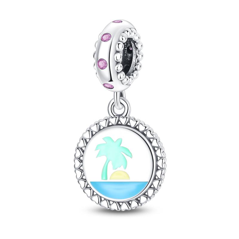 100% 925 Sterling Silver Sunny Beach Charm Coconut Trees Beads for Women Girls Bracelet & Bangle DIY Jewelry
100% 925 Sterling Silver Sunny Beach Charm Coconut Trees Beads for Women Girls Bracelet & Bangle DIY Jewelry