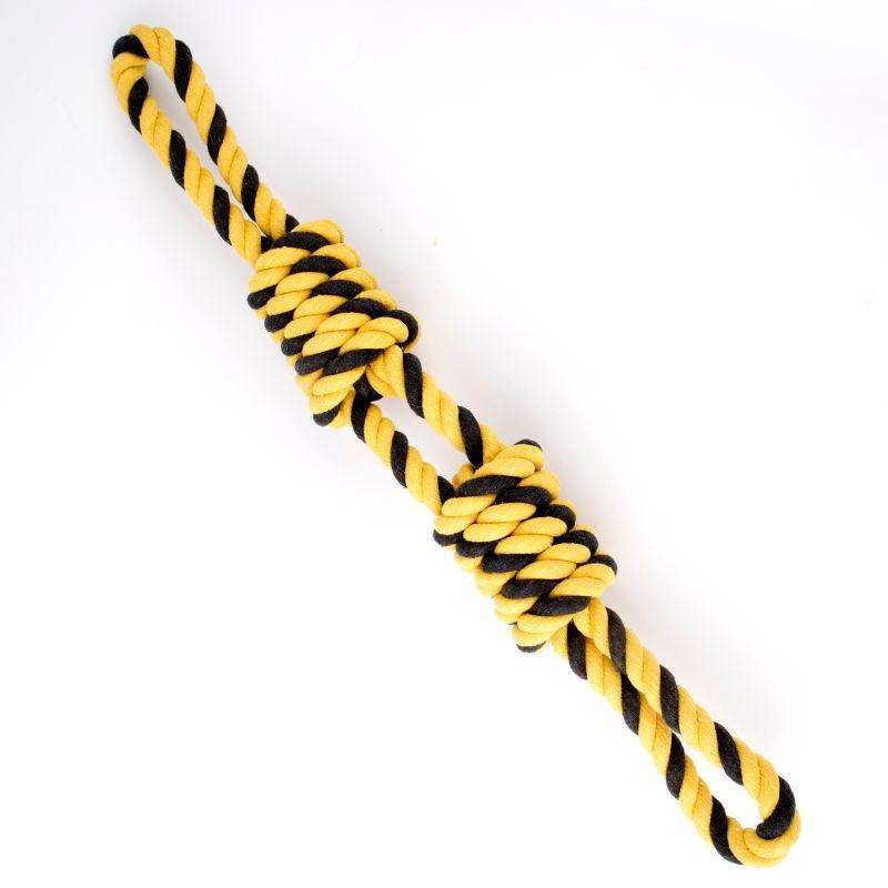 Large Dog Pet Supplies Dog Cotton Rope Toys Large Molar Interactive Bite-Resistant Tug of War Rope Knot Labrador Yellow Black(60cm)
Large Dog Pet Supplies Dog Cotton Rope Toys Large Molar Interactive Bite-Resistant Tug of War Rope Knot Labrador Yellow Black(60cm)