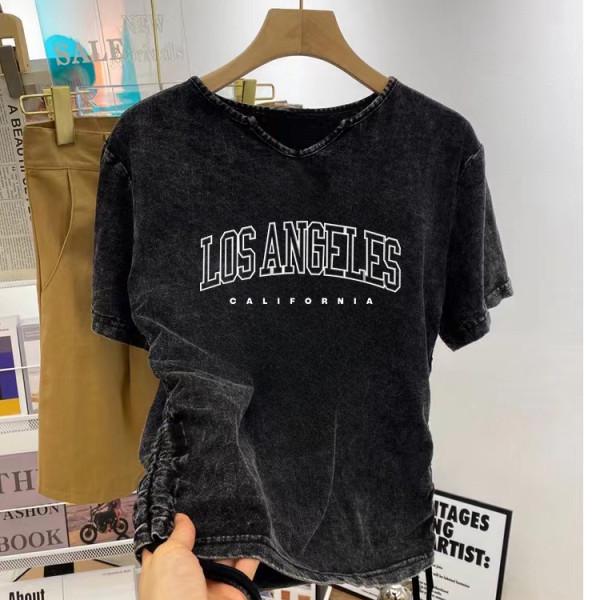 2025 Fashion Sense Women s Slimming Print Distressed T-shirt - Korean Style Short Sleeve Summer Top M
2025 Fashion Sense Women s Slimming Print Distressed T-shirt - Korean Style Short Sleeve Summer Top M
