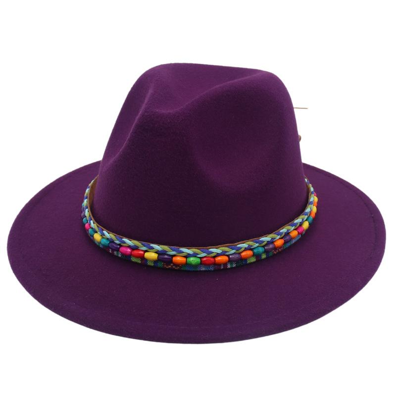 Top Hat Rainbow Hand-Woven With Accessories Ethnic Style Tibetan Hat Colorful Jazz Hat L(58-60cm)
Top Hat Rainbow Hand-Woven With Accessories Ethnic Style Tibetan Hat Colorful Jazz Hat L(58-60cm)