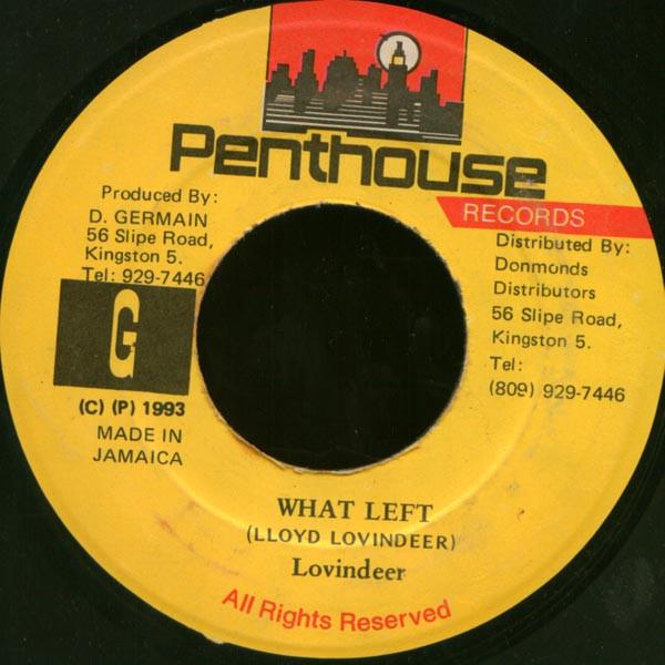 7-дюймовая пластинка LLOYD LOVINDEER - What Left NONE Penthouse Recor 1993 Ямайка Регги, Ска и Даб Б/У
7-дюймовая пластинка LLOYD LOVINDEER - What Left NONE Penthouse Recor 1993 Ямайка Регги, Ска и Даб Б/У