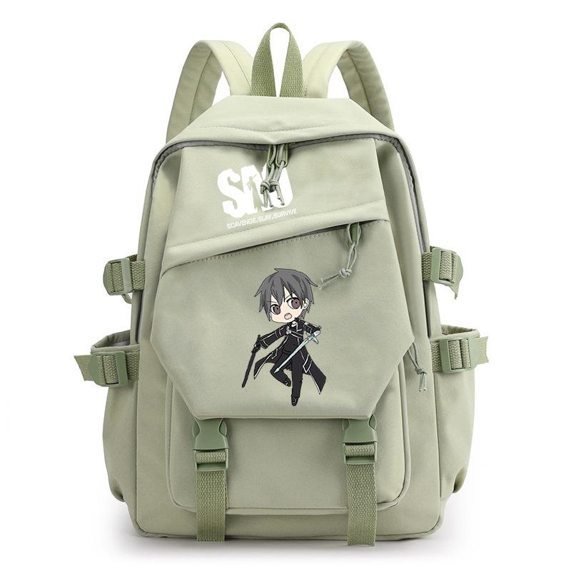 2023 лето новый спортивный мешок с принтом SWORD ART ONLINE для учеников начальной и средней школы, мультяшный школьный рюкзак One Size