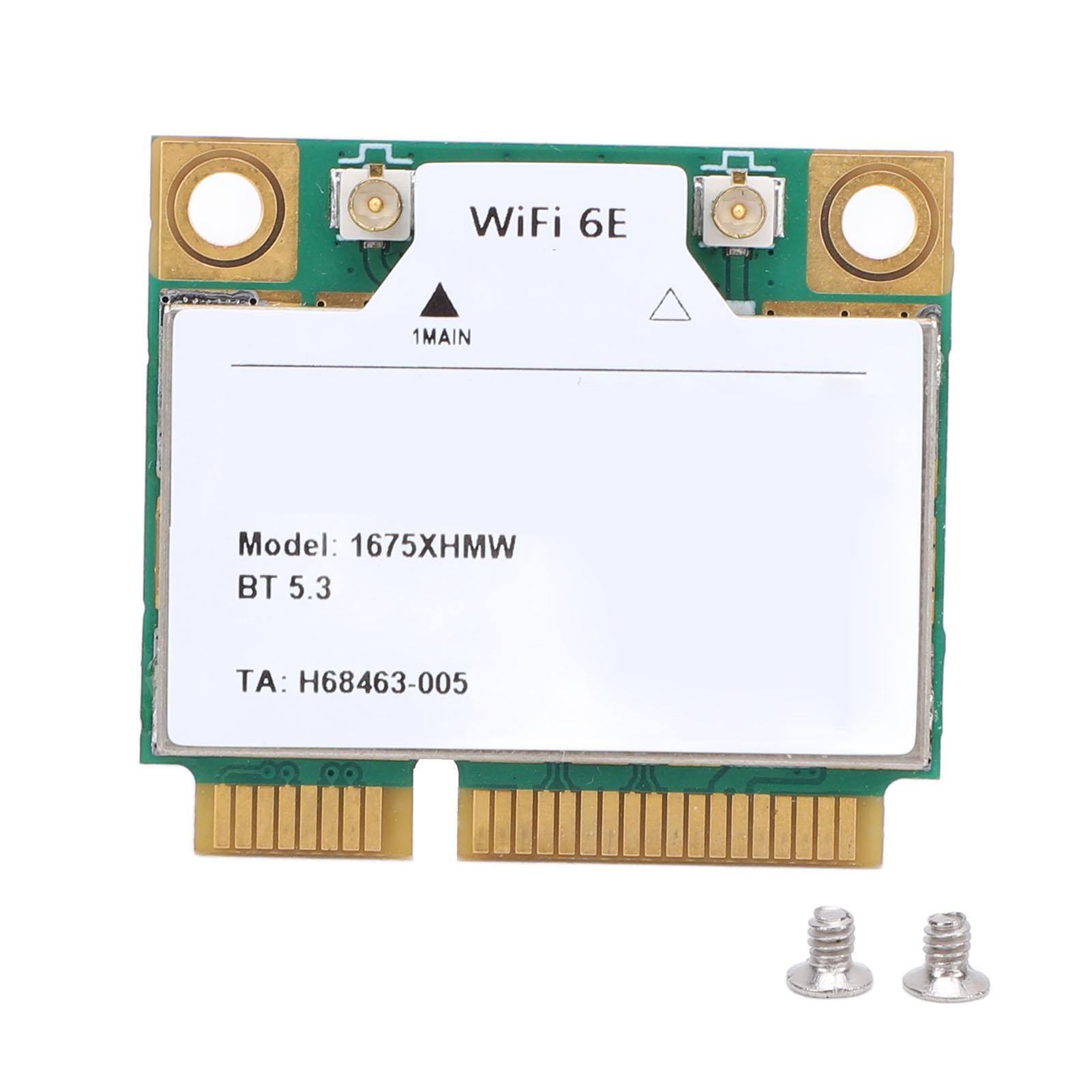 1675XHMW Network Card Module Wireless 6E 2.4G 5G 6G Tri Band 5374Mbps Mini PCIe Network Card Module
1675XHMW Network Card Module Wireless 6E 2.4G 5G 6G Tri Band 5374Mbps Mini PCIe Network Card Module