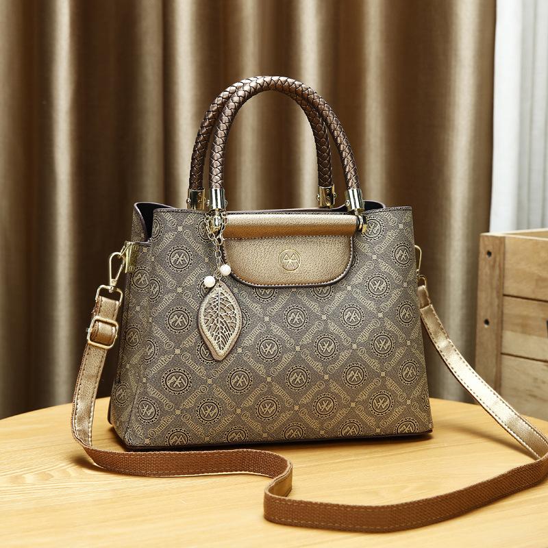 Роскошная женская сумка с принтом, модная сумка через плечо, брендовая дизайнерская сумка из искусственной кожи, женская большая ручная сумка