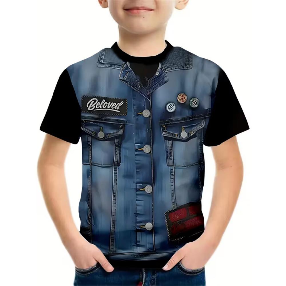Men s children s casual loose-fitting T-shirt 100 cm
Men s children s casual loose-fitting T-shirt 100 cm