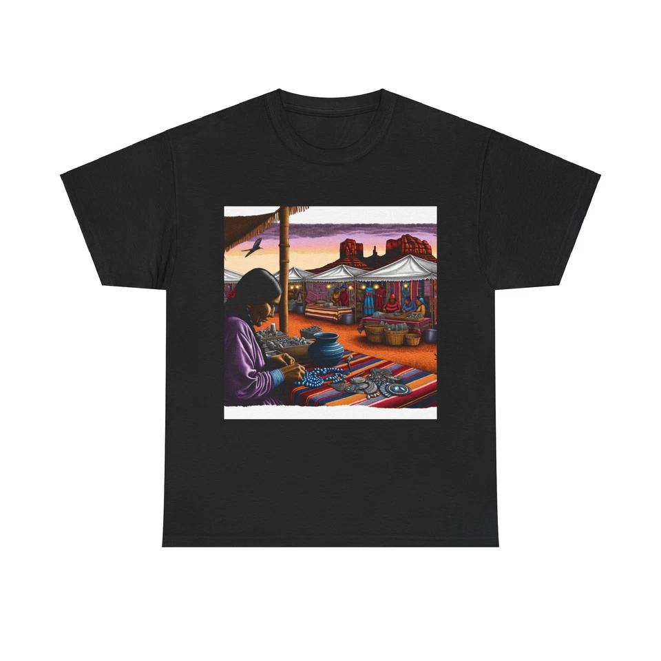 Unisex Adult T Shirt Southwestern Art Jewelry Market Scene M
Unisex Adult T Shirt Southwestern Art Jewelry Market Scene M