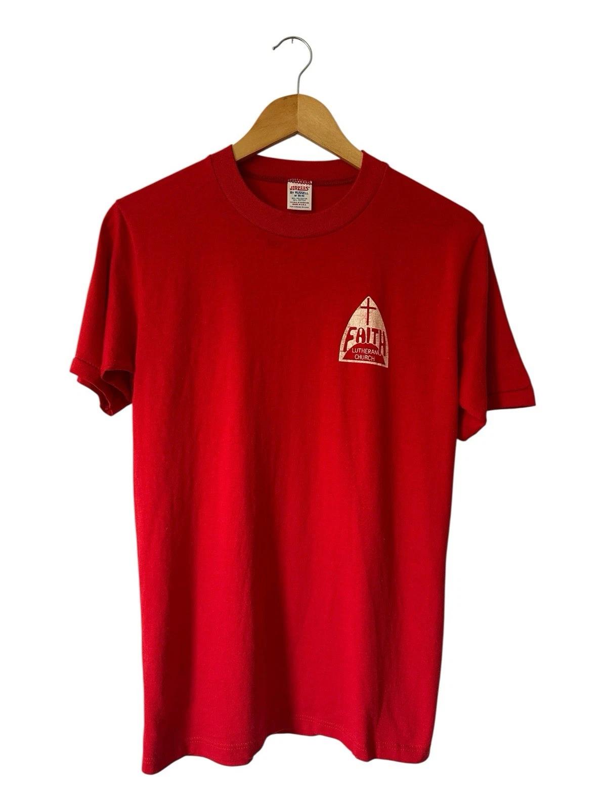 Vintage Faith Lutheran Church T Shirt Men’s Medium Red USA Religious God Jesus S
Vintage Faith Lutheran Church T Shirt Men’s Medium Red USA Religious God Jesus S