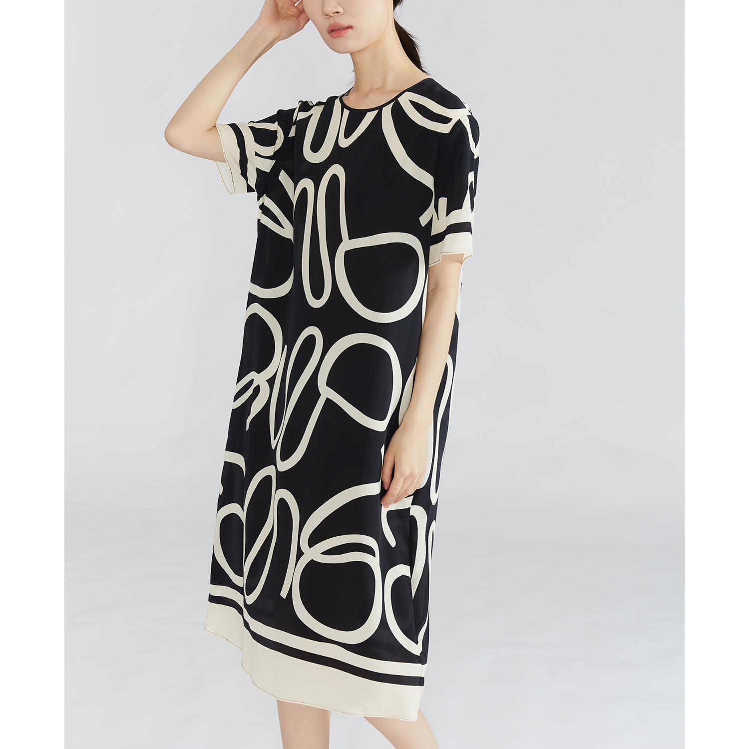 Women s Summer Style Silk Double Crepe Short Sleeve Dress - 100% Mulberry, Loose Fit, Slimming, Perfect for Commuting 2XL
Women s Summer Style Silk Double Crepe Short Sleeve Dress - 100% Mulberry, Loose Fit, Slimming, Perfect for Commuting 2XL