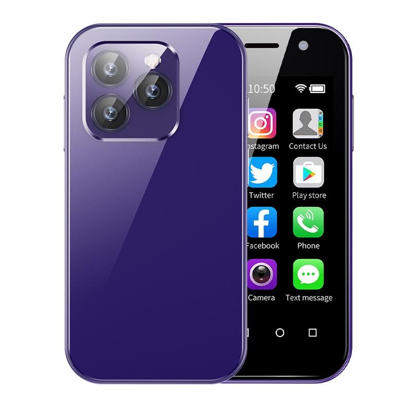 SOYES XS14 Pro 3.0 Inch 4G Mini Smartphone Android 9.0 Dual Sim Face ID Подвійна камера WIFI Bluetooth FM Точка доступу GPS OTG Мобільний телефон 4GB RAM 128GB ROM фіолетовий
SOYES XS14 Pro 3.0 Inch 4G Mini Smartphone Android 9.0 Dual Sim Face ID Подвійна камера WIFI Bluetooth FM Точка доступу GPS OTG Мобільний телефон 4GB RAM 128GB ROM фіолетовий
