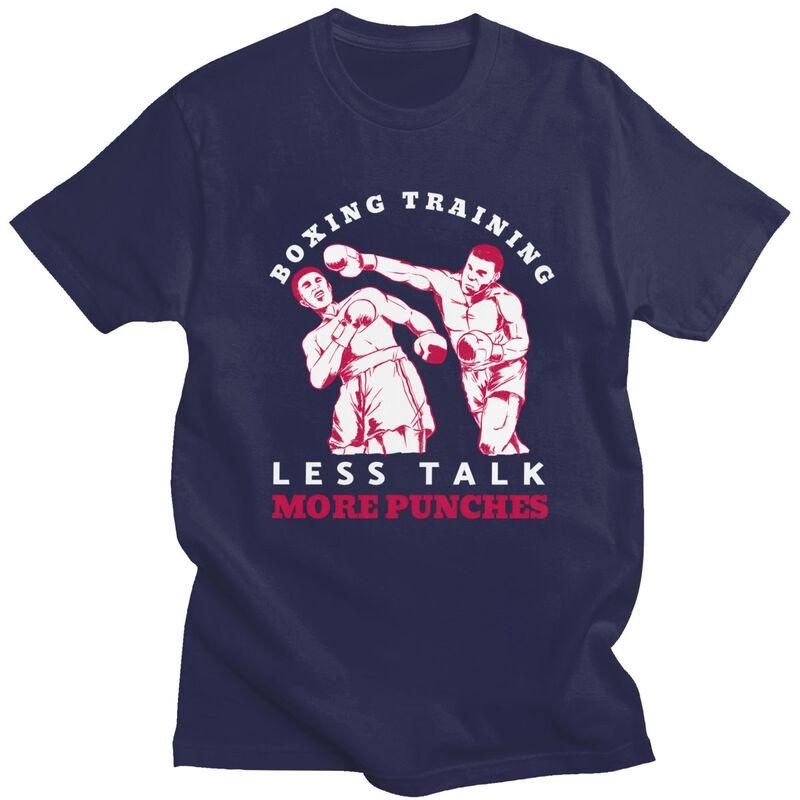 Boxing Training Less Talk More Punches TShirt 100 Cotton Tee Tops Summer Boxer Quotes Tshirt Fashion Short Sleeve Clothing 4XL
Boxing Training Less Talk More Punches TShirt 100 Cotton Tee Tops Summer Boxer Quotes Tshirt Fashion Short Sleeve Clothing 4XL