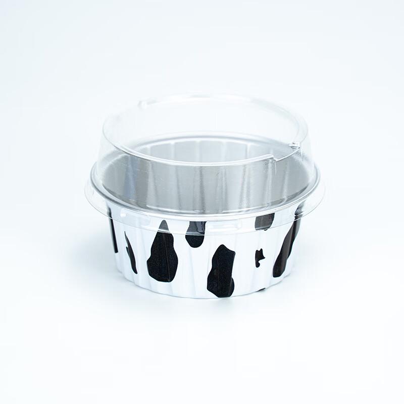 ZISIZ Cow Print Baking Pudding Aluminum Foil Cups with Lids
ZISIZ Cow Print Baking Pudding Aluminum Foil Cups with Lids
