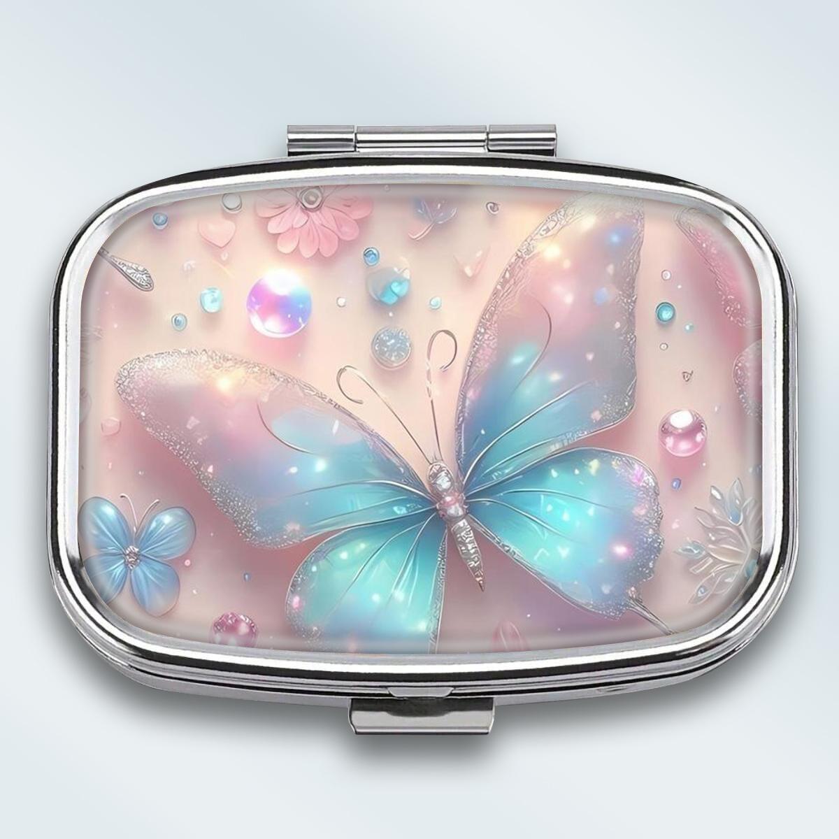Portable Pill Box with 2 Compartments, Mini Metal Medicine Organizer Case, Cute Printed Pill Container for Vitamins, Pills, Jewelry, Travel, Daily Use разноцветный
Portable Pill Box with 2 Compartments, Mini Metal Medicine Organizer Case, Cute Printed Pill Container for Vitamins, Pills, Jewelry, Travel, Daily Use разноцветный