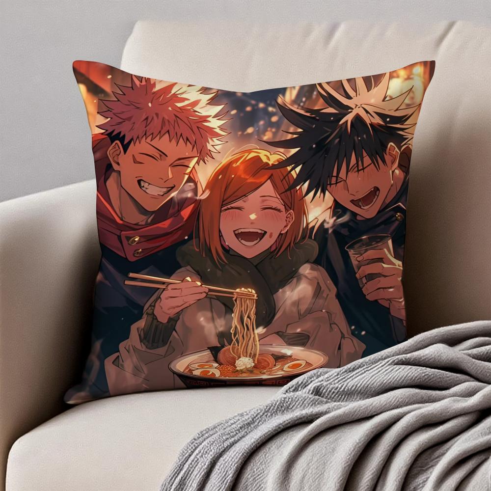 Energetic Anime JJujutsu Kaisen Cushion Cover Pillowcase Antidustmite Invisible Zipper Short Plush Sofa Cushion 30X30cm
Energetic Anime JJujutsu Kaisen Cushion Cover Pillowcase Antidustmite Invisible Zipper Short Plush Sofa Cushion 30X30cm