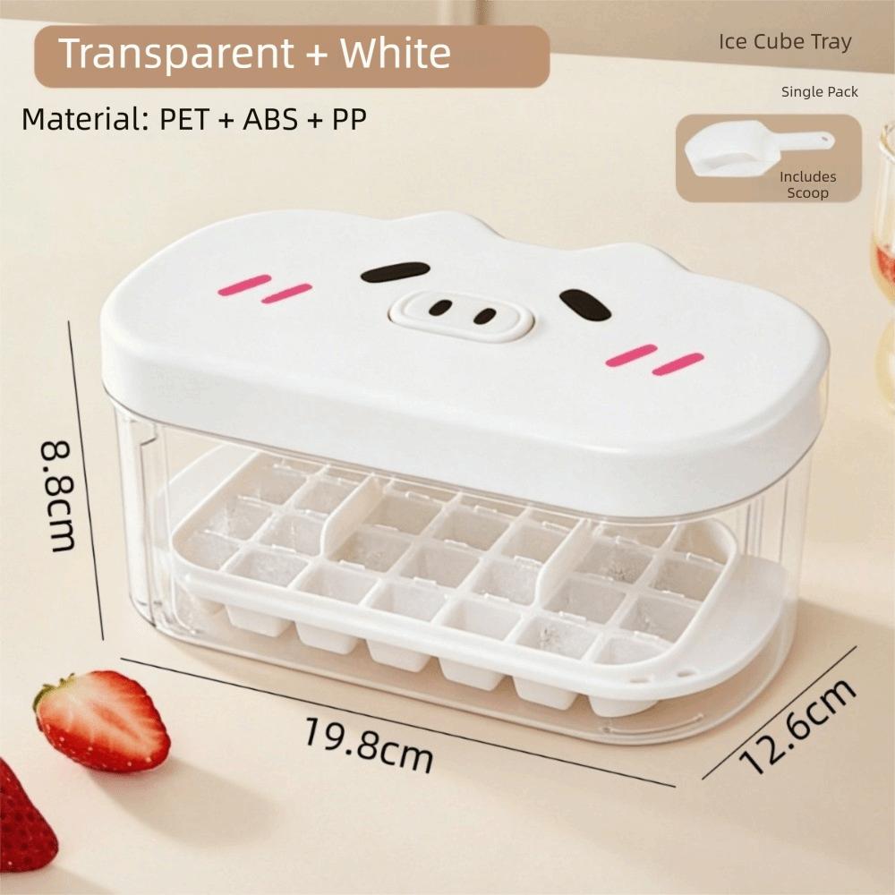 New Reusable Press-Type Ice Cube Mold Cute Cartoon DIY Ice Cube Storage Box Easy-Release Ice Cube Maker Kitchen Tool белый
New Reusable Press-Type Ice Cube Mold Cute Cartoon DIY Ice Cube Storage Box Easy-Release Ice Cube Maker Kitchen Tool белый