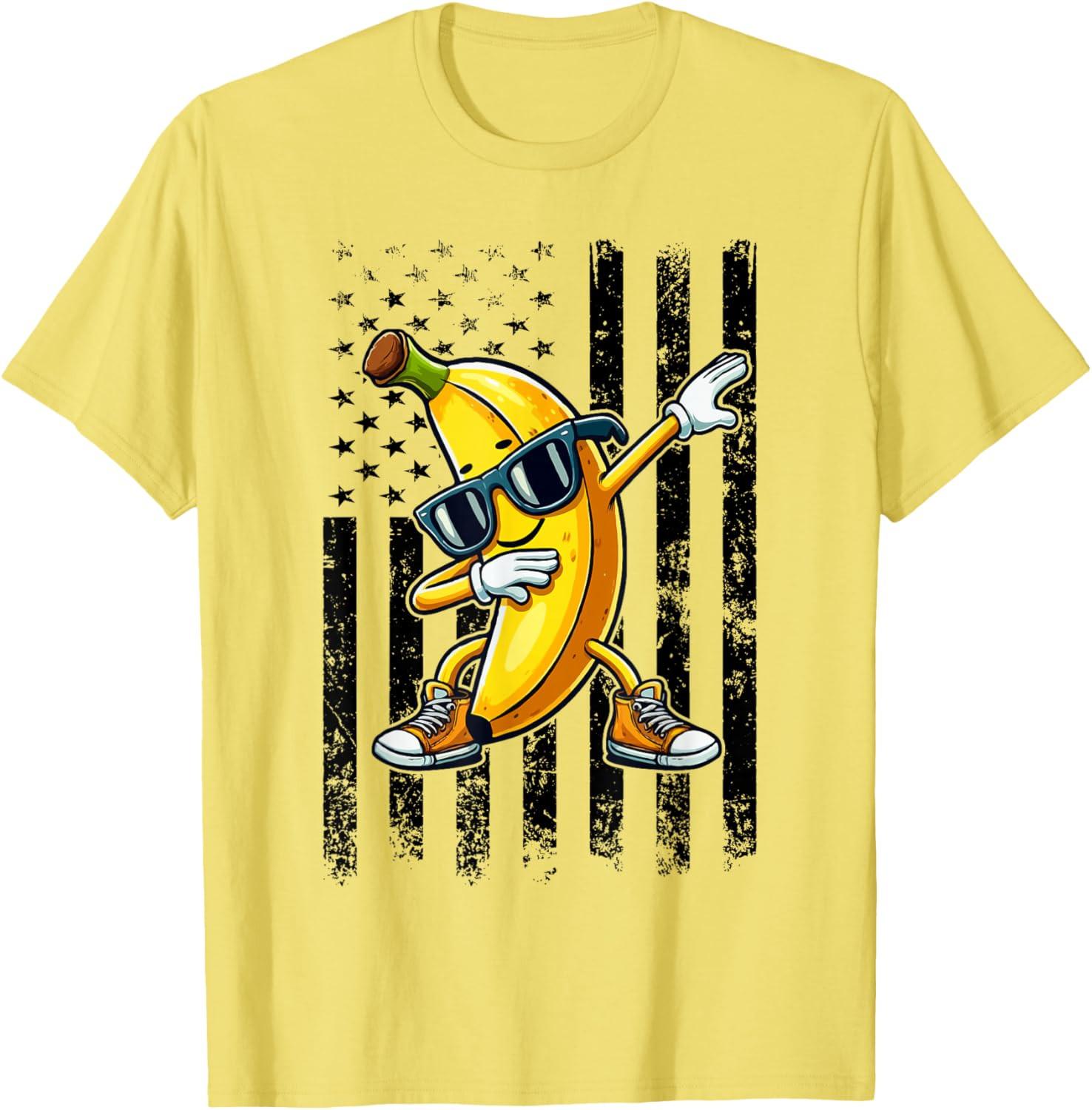 Dabbing Banana Retro American Flag Banana Lover Boys Kids T Shirt 5XL різнокольоровий
Dabbing Banana Retro American Flag Banana Lover Boys Kids T Shirt 5XL різнокольоровий