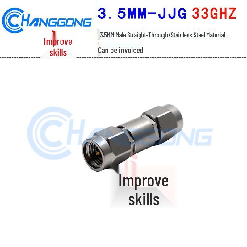 3.5MM-JJG Male Millimeter Wave Stainless Steel Test Head for High-Frequency Network Analyzer, 33GHz Connector
3.5MM-JJG Male Millimeter Wave Stainless Steel Test Head for High-Frequency Network Analyzer, 33GHz Connector