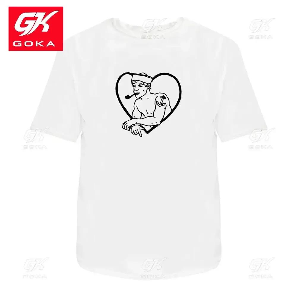 Love Heart Sailor Unisexs Womens Cotton TShirts Graphic Clothing Short Sleeve Vintage Tops Printed Y2K Clothes Classic T Shirt S
Love Heart Sailor Unisexs Womens Cotton TShirts Graphic Clothing Short Sleeve Vintage Tops Printed Y2K Clothes Classic T Shirt S