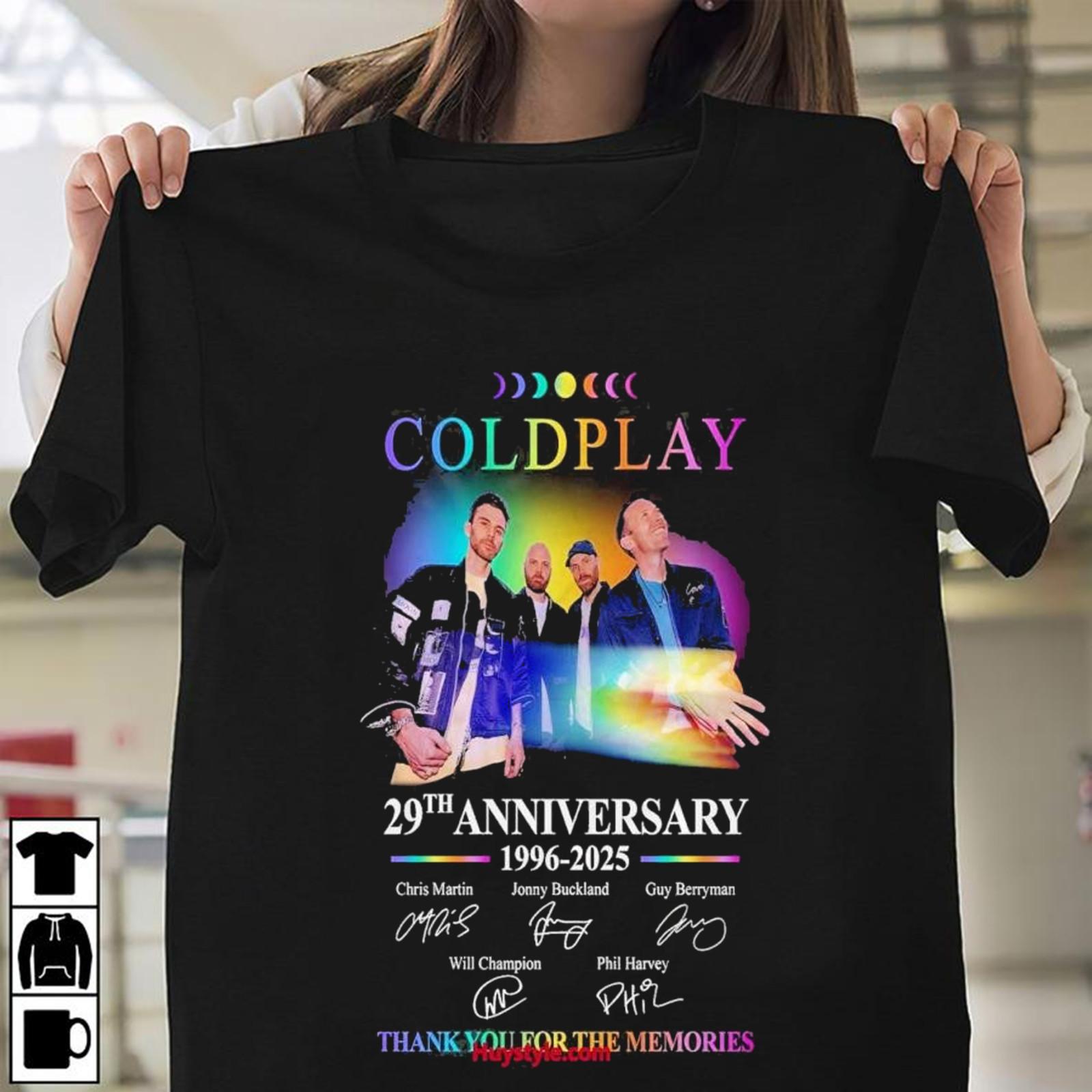 26 Coldplay Rock Band 29th Anniversary 1996-2025 Thank You For T Shirt CG2278 Unisex T-Shirt XXXXL
26 Coldplay Rock Band 29th Anniversary 1996-2025 Thank You For T Shirt CG2278 Unisex T-Shirt XXXXL