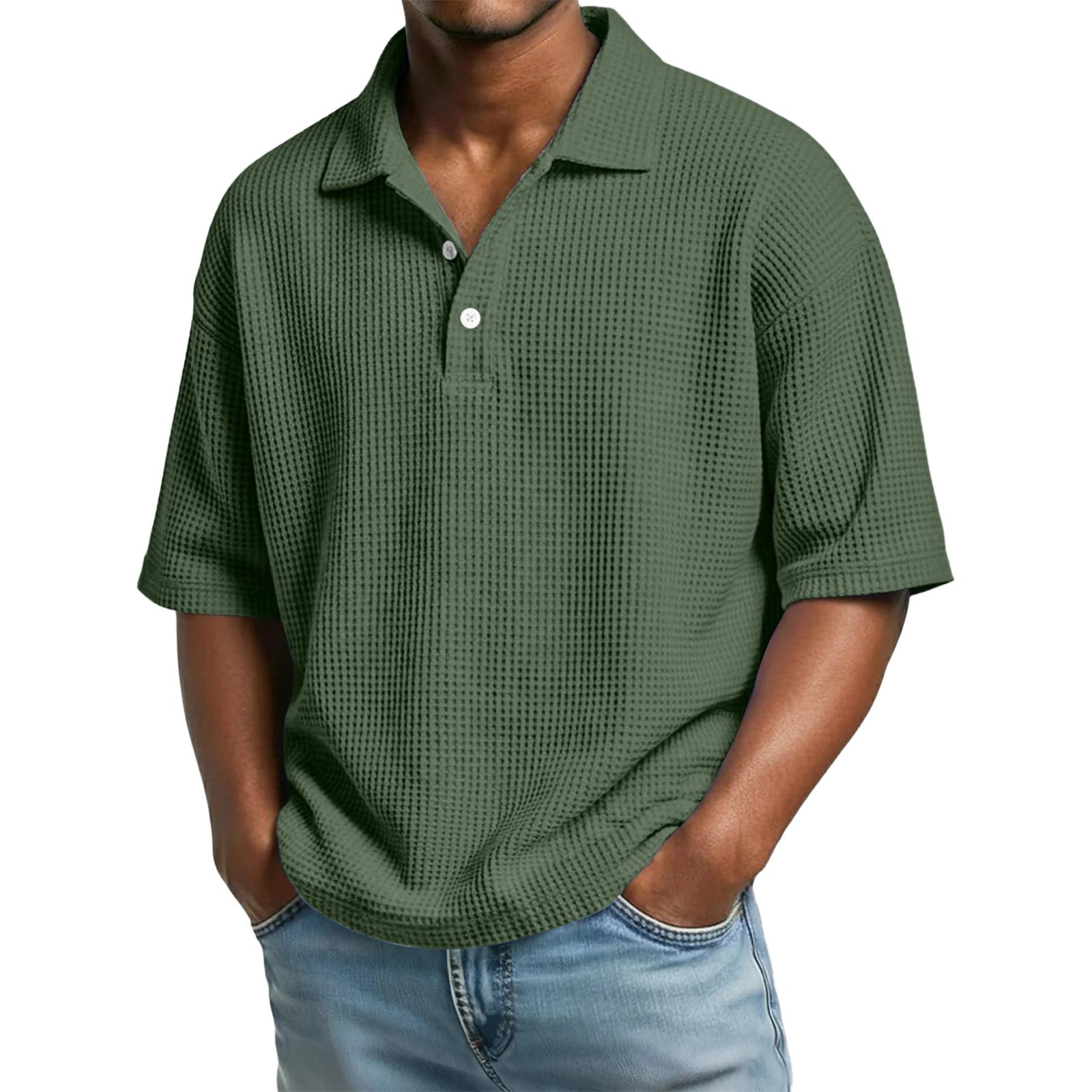 Men s Casual Short-Sleeve Shirt XXXXL армія зелений колір
Men s Casual Short-Sleeve Shirt XXXXL армія зелений колір
