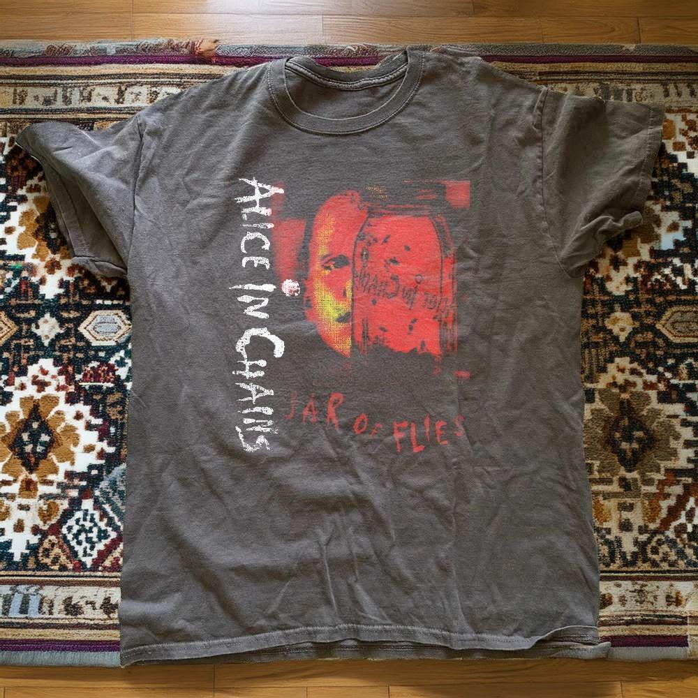 NEW Alice In Chains Jar Of Flies Album Retro Unisex Charcoal TShirt Size S5XL Unisex T-Shirt XXXXL
NEW Alice In Chains Jar Of Flies Album Retro Unisex Charcoal TShirt Size S5XL Unisex T-Shirt XXXXL