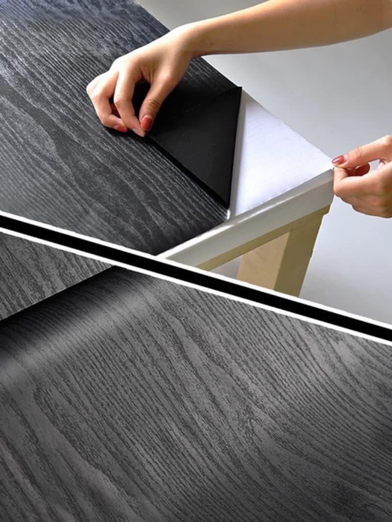 Black Wood Grain Wallpaper Peel And Stick Contact Paper Removable Vinyl Self Adhesive Wallpaper Decorative For Countertops 3mx44cm
Black Wood Grain Wallpaper Peel And Stick Contact Paper Removable Vinyl Self Adhesive Wallpaper Decorative For Countertops 3mx44cm