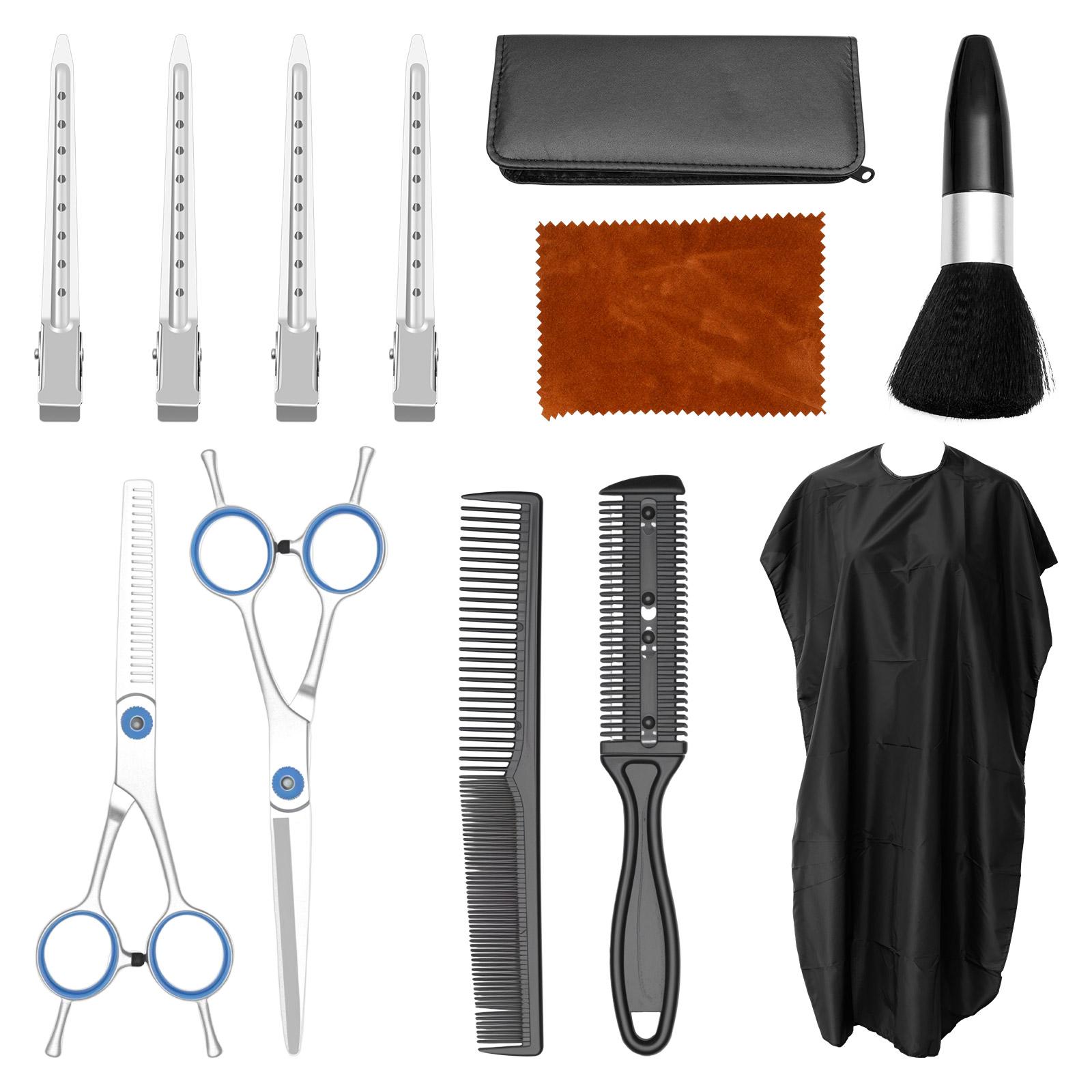 Набор парикмахерских ножниц из нержавеющей стали, профессиональный набор парикмахерских ножниц с расческой и парикмахерской накидкой для парикмахерской, дома
Набор парикмахерских ножниц из нержавеющей стали, профессиональный набор парикмахерских ножниц с расческой и парикмахерской накидкой для парикмахерской, дома
