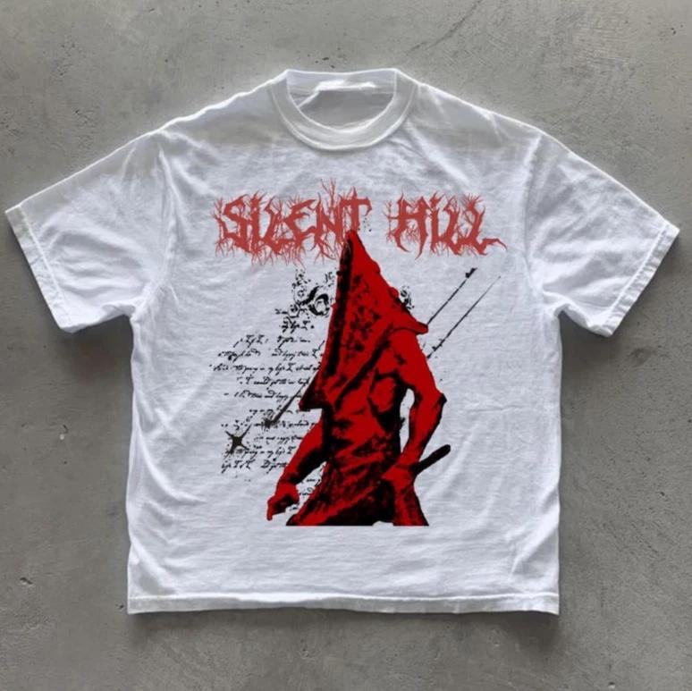 Ретро Футболка Silent Hill 2 Треугольная Голова Ретро Узор Хоррор Игры Футболка Чистый Хлопок Всесезонная Повседневная Уличная Одежда Топ S
Ретро Футболка Silent Hill 2 Треугольная Голова Ретро Узор Хоррор Игры Футболка Чистый Хлопок Всесезонная Повседневная Уличная Одежда Топ S