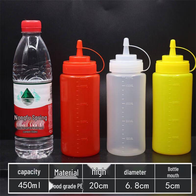 ZISIZ Single-Port Squeeze Sauce Bottle
ZISIZ Single-Port Squeeze Sauce Bottle