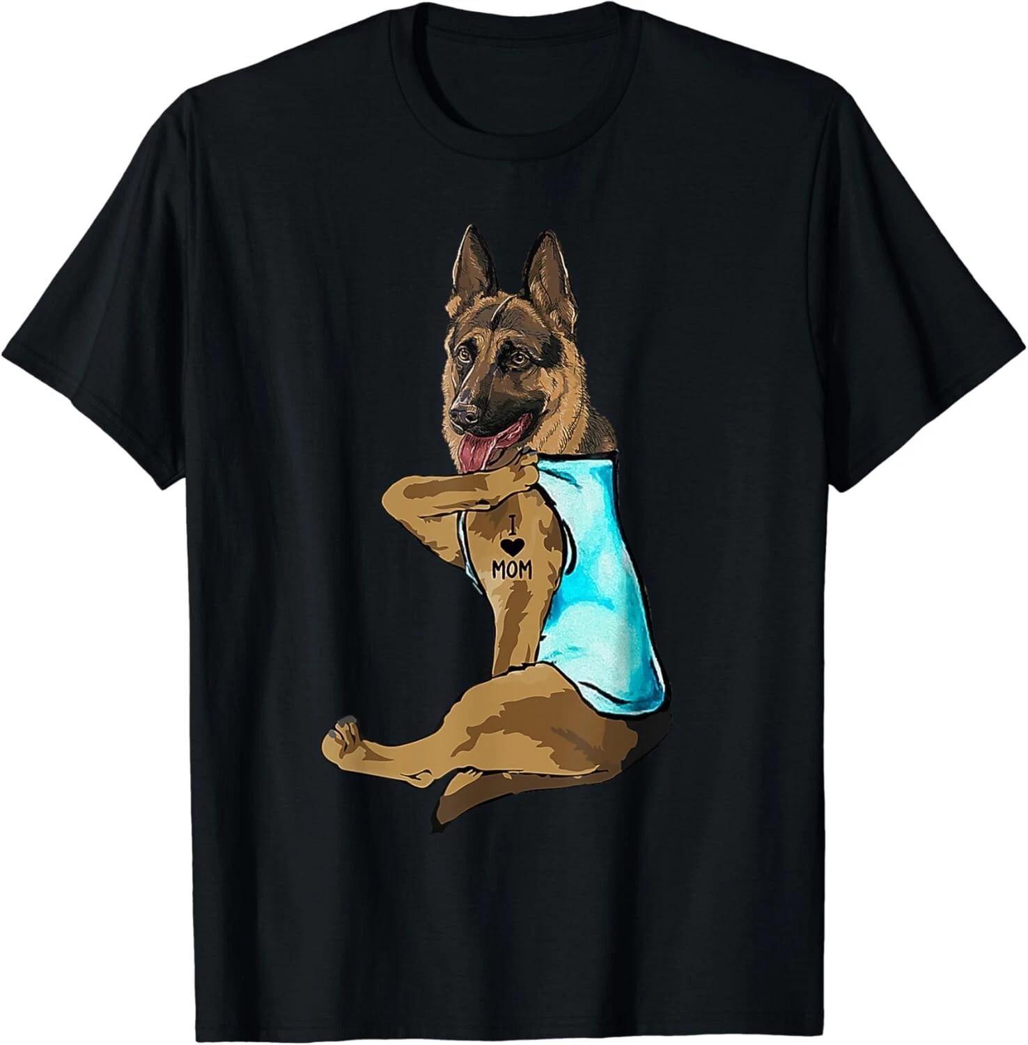 German Shepherd I Love Mom Tattoo Gift Unisex T-Shirt L
German Shepherd I Love Mom Tattoo Gift Unisex T-Shirt L