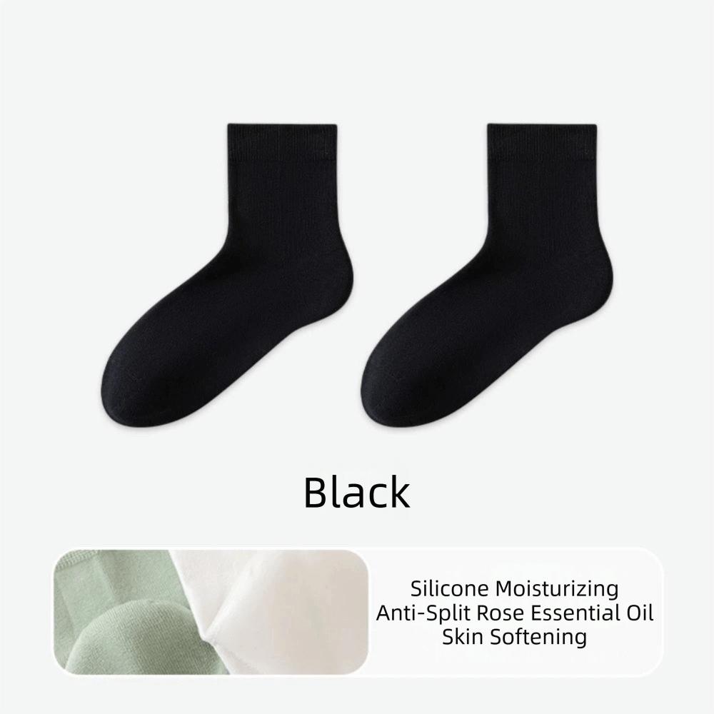 1 Pairs Cracked Heel Treatment Moisturizing Socks Softening Care Moisturizing Heel Cotton Crew Socks Solid Color One Size чёрный
1 Pairs Cracked Heel Treatment Moisturizing Socks Softening Care Moisturizing Heel Cotton Crew Socks Solid Color One Size чёрный