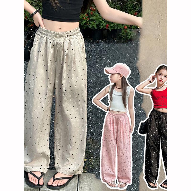 Girls Kids Summer Polka Dot Straight Leg Pants Children Mosquito Proof Pants Fashion Thin Breathable Baby Wide Casual Trousers 90cm бежевий
Girls Kids Summer Polka Dot Straight Leg Pants Children Mosquito Proof Pants Fashion Thin Breathable Baby Wide Casual Trousers 90cm бежевий