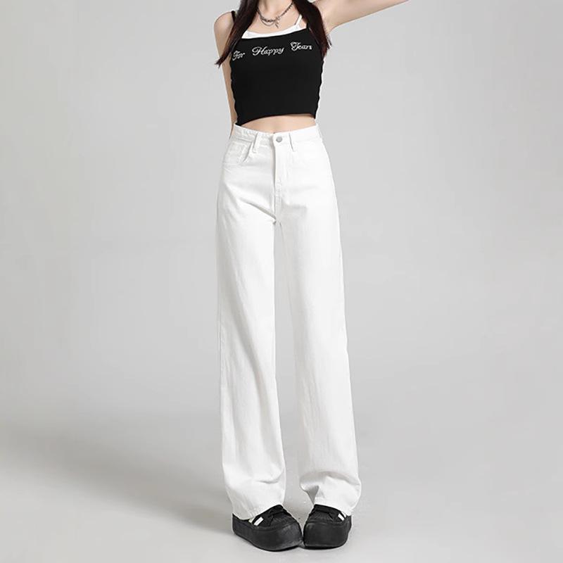 Women s White Wide-Leg Straight Jeans, Spring/Summer 2025, High-Waist, Petite Slimming, Floor-Length XX-Large
Women s White Wide-Leg Straight Jeans, Spring/Summer 2025, High-Waist, Petite Slimming, Floor-Length XX-Large