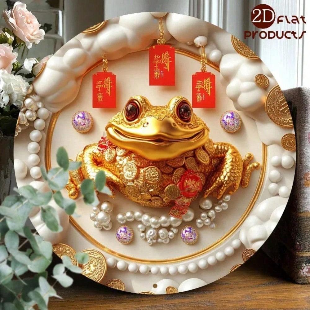 Golden Frog Round Metal Wall Art, Handmade 2D Home Decor for Living Room Bedroom, Unique Housewarming Gift 20x20 різнокольоровий
Golden Frog Round Metal Wall Art, Handmade 2D Home Decor for Living Room Bedroom, Unique Housewarming Gift 20x20 різнокольоровий