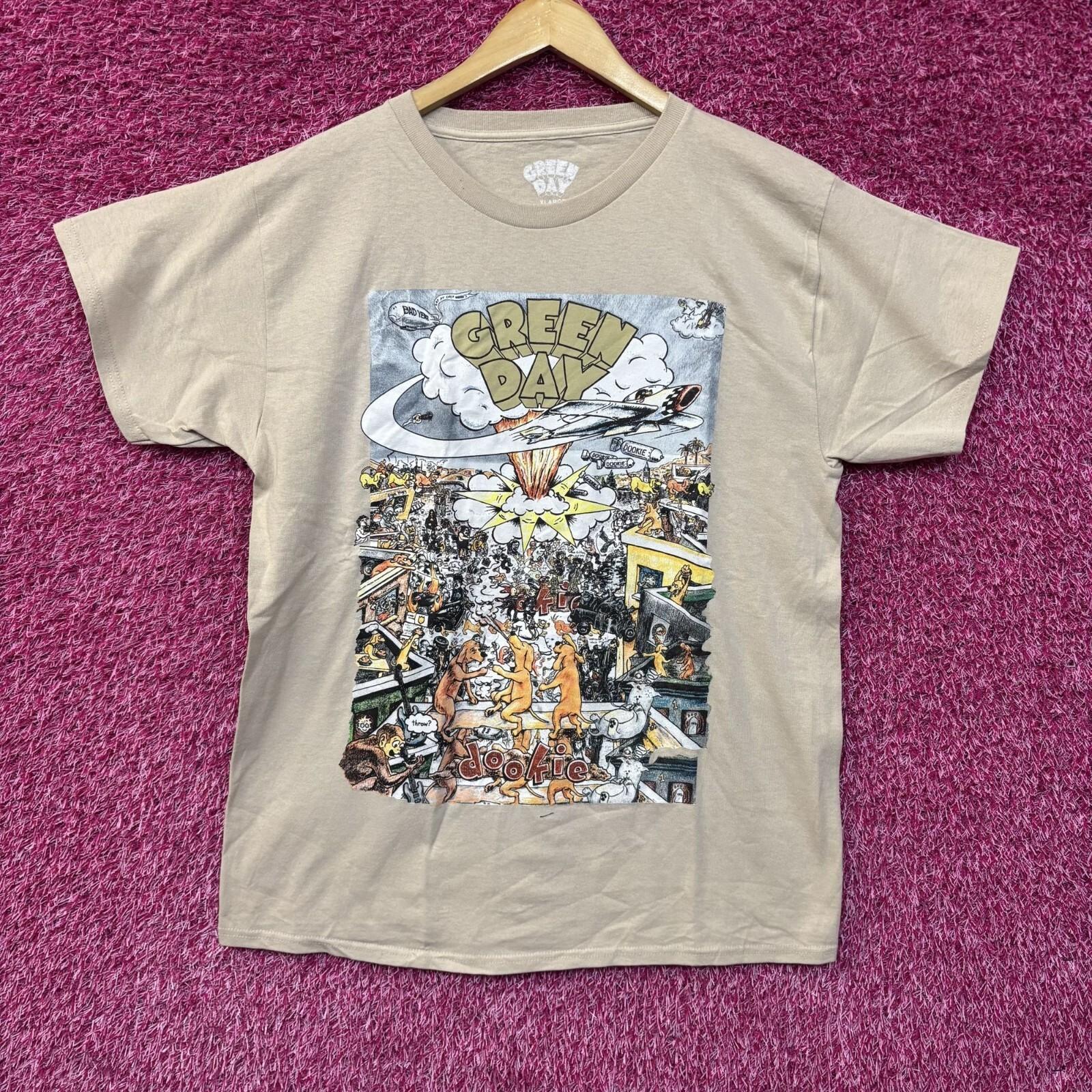Green Day doookie On Tan 100% Cotton T-shirt Mens Tees Top 2XL
Green Day doookie On Tan 100% Cotton T-shirt Mens Tees Top 2XL