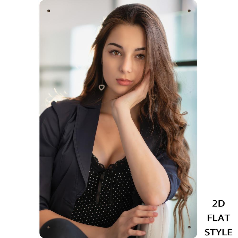 HD Metal Tin Sign Elegant Woman in Polka Dot Top Blazer Modern Portrait Wall Art Decor 20x30cm(7.8x11.8inch)
HD Metal Tin Sign Elegant Woman in Polka Dot Top Blazer Modern Portrait Wall Art Decor 20x30cm(7.8x11.8inch)