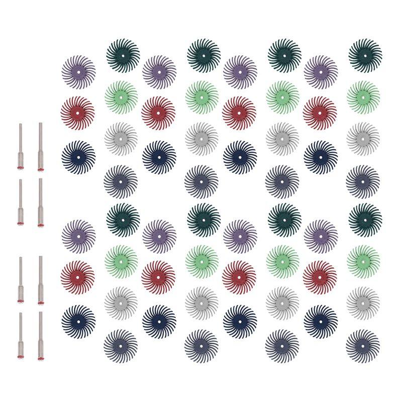 AEE4-64Pcs 1 Inch Radial Bristle Disc Kit Abrasive Brush 3 And 2.35Mm Shank Detail Polishing Wheel For Rotary Tool Accessories різнокольоровий
AEE4-64Pcs 1 Inch Radial Bristle Disc Kit Abrasive Brush 3 And 2.35Mm Shank Detail Polishing Wheel For Rotary Tool Accessories різнокольоровий
