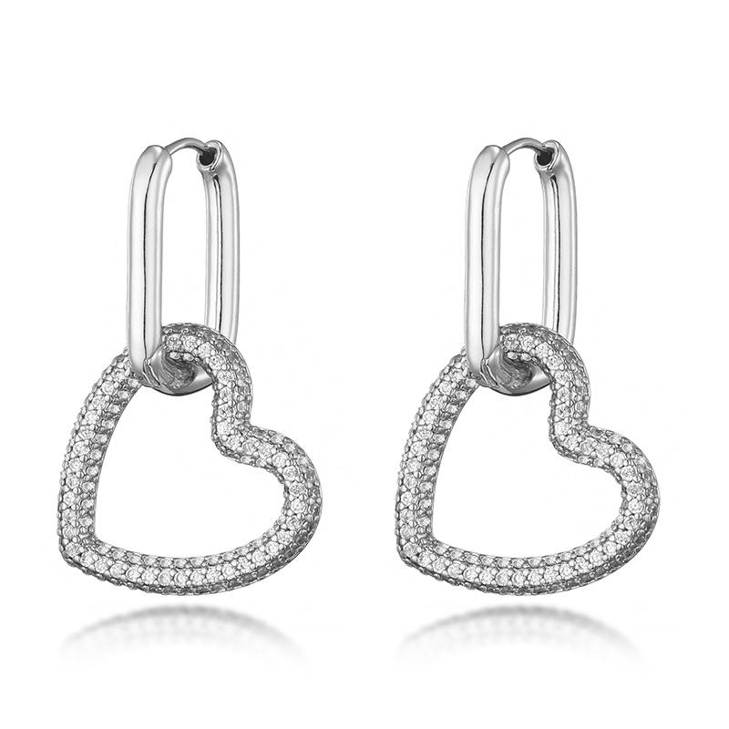 Elegant Heart Charm Hoop Earrings For Women Oval Rectangle Ear Buckle Zircon Crystal Geometric Gold Color Wedding Jewelry Gift
Elegant Heart Charm Hoop Earrings For Women Oval Rectangle Ear Buckle Zircon Crystal Geometric Gold Color Wedding Jewelry Gift