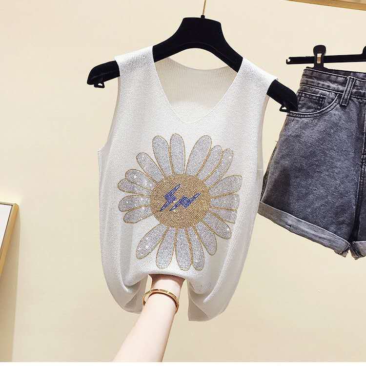 Женский летний свободный жилет с лямкой на шее, инкрустированный бриллиантами, короткий утягивающий жилет без рукавов с v-образным вырезом XXL
Женский летний свободный жилет с лямкой на шее, инкрустированный бриллиантами, короткий утягивающий жилет без рукавов с v-образным вырезом XXL