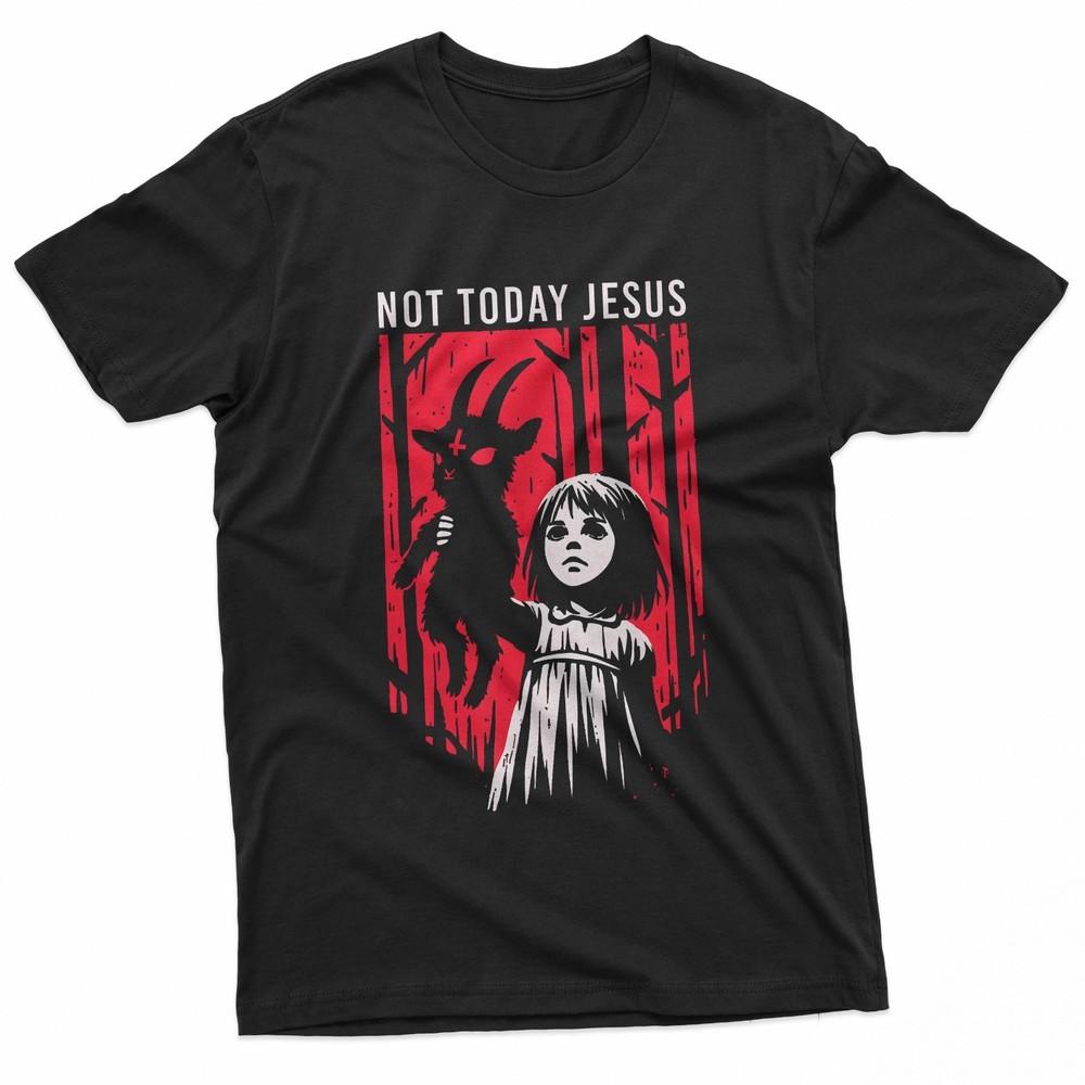 Not Today Jesus Satanic Goth Black Goat Demon 666 Alt Gothic Black TShirt Unisex T-Shirt XXXL
Not Today Jesus Satanic Goth Black Goat Demon 666 Alt Gothic Black TShirt Unisex T-Shirt XXXL