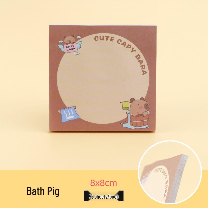 Creative Capybara Sticky Notes: High-Value, Cute, Tearable, Custom Logo Options, INS Style 8x8 cm
Creative Capybara Sticky Notes: High-Value, Cute, Tearable, Custom Logo Options, INS Style 8x8 cm