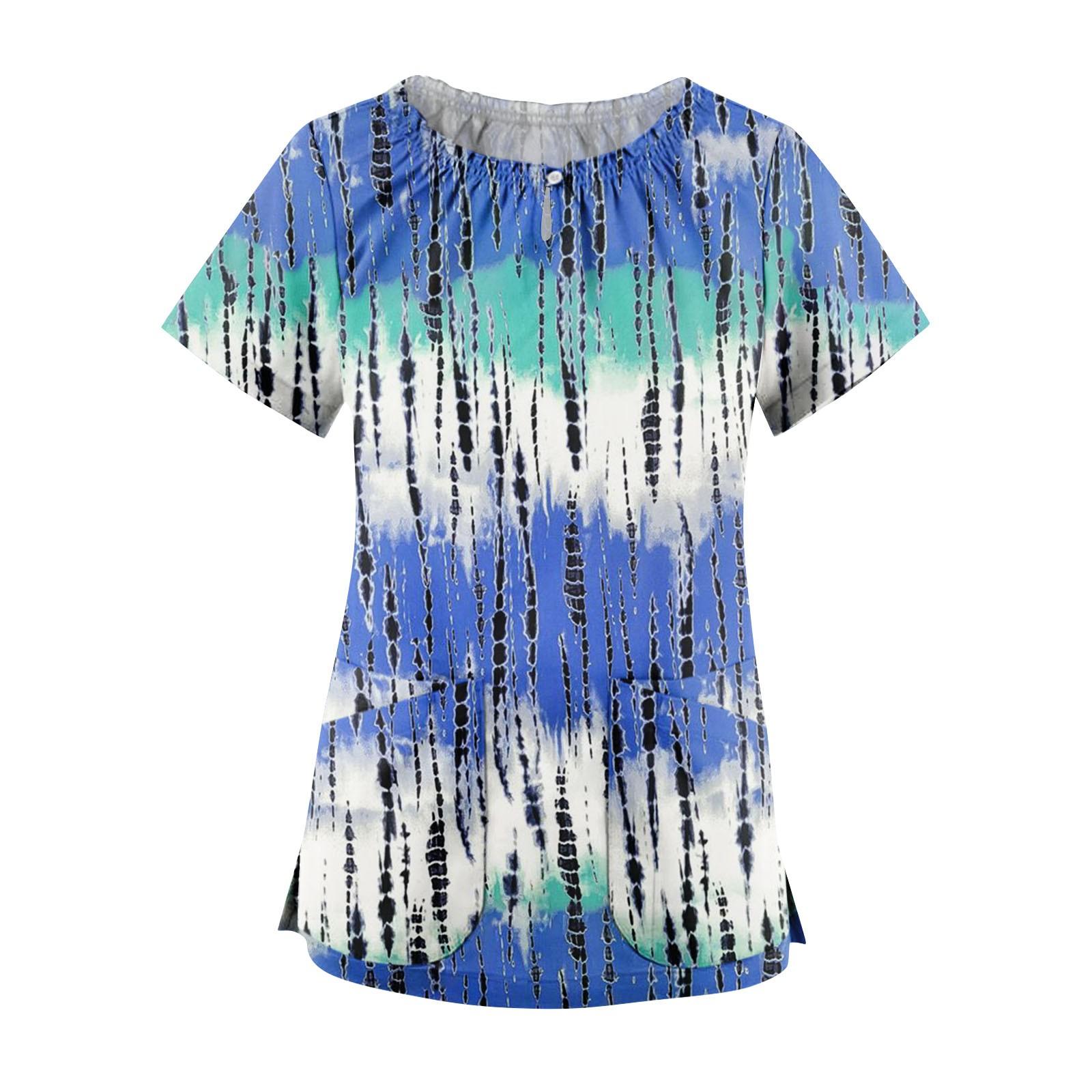 Women s Summer Lace Collar Short Sleeve Gradient Tops Quick Dry Workwear With Pockets XXXL
Women s Summer Lace Collar Short Sleeve Gradient Tops Quick Dry Workwear With Pockets XXXL