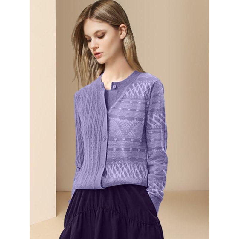 Европейский и американский светский зимний вязаный кардиган свитер с длинным рукавом Picture Color S
Европейский и американский светский зимний вязаный кардиган свитер с длинным рукавом Picture Color S