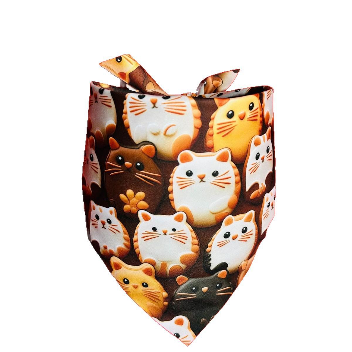 Polyester light pet triangle scarf dog cat scarf neck bib Shiba Inu ornaments 63*43*43
Polyester light pet triangle scarf dog cat scarf neck bib Shiba Inu ornaments 63*43*43