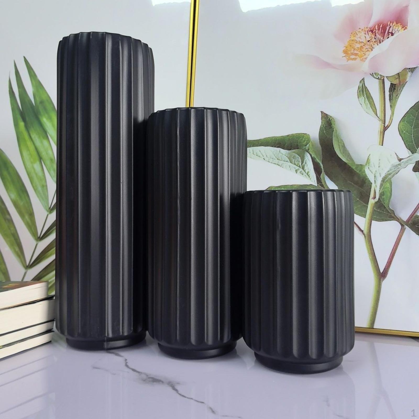 3 Pieces Tall Floor Vases Centerpieces Home Decor Flower for Mantel Shelf Farmhouse чорний
3 Pieces Tall Floor Vases Centerpieces Home Decor Flower for Mantel Shelf Farmhouse чорний