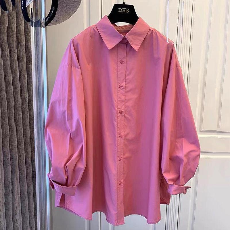 Women s Loose Mid-Length Long Sleeve Pink Slit Shirt - 2025 Autumn Fashion M троянди рожеві кольору
Women s Loose Mid-Length Long Sleeve Pink Slit Shirt - 2025 Autumn Fashion M троянди рожеві кольору